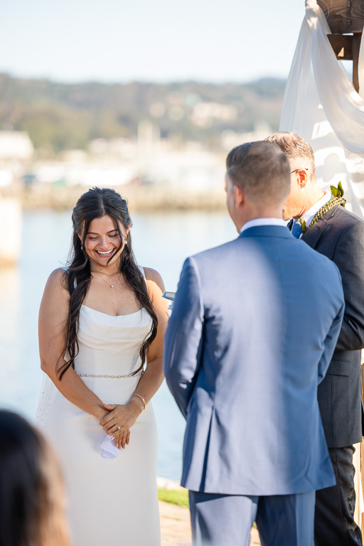 the bride angle during ceremony