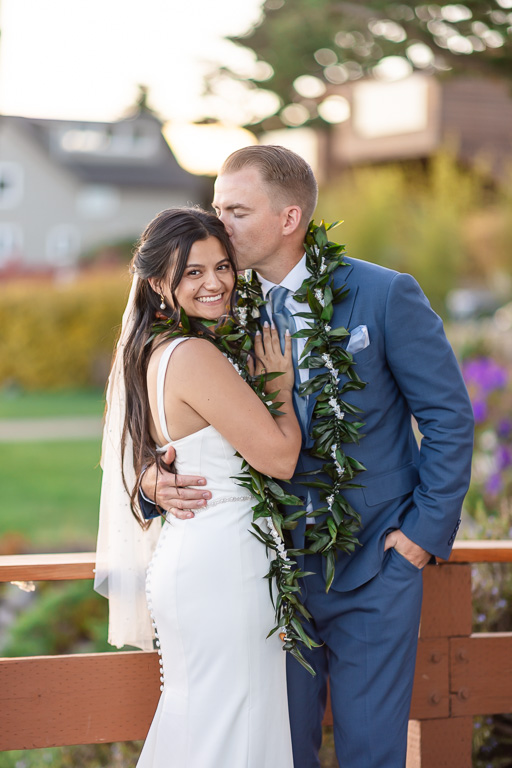 Hawaiian-themed wedding in Half Moon Bay