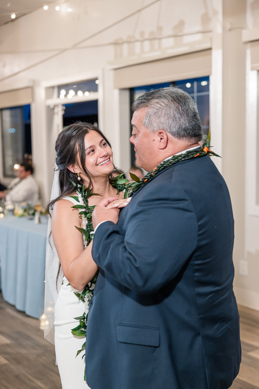 father/daughter dance at Mavericks House