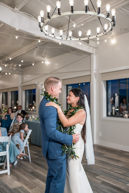 Half Moon Bay Mavericks House bride and groom first dance