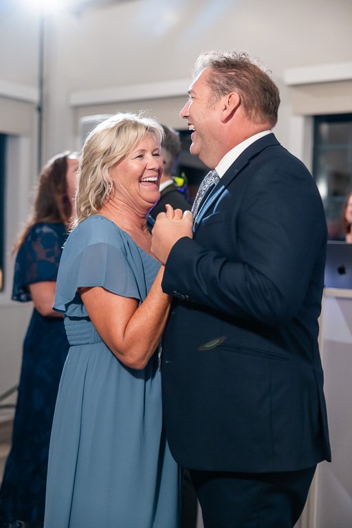 open dancing at wedding reception