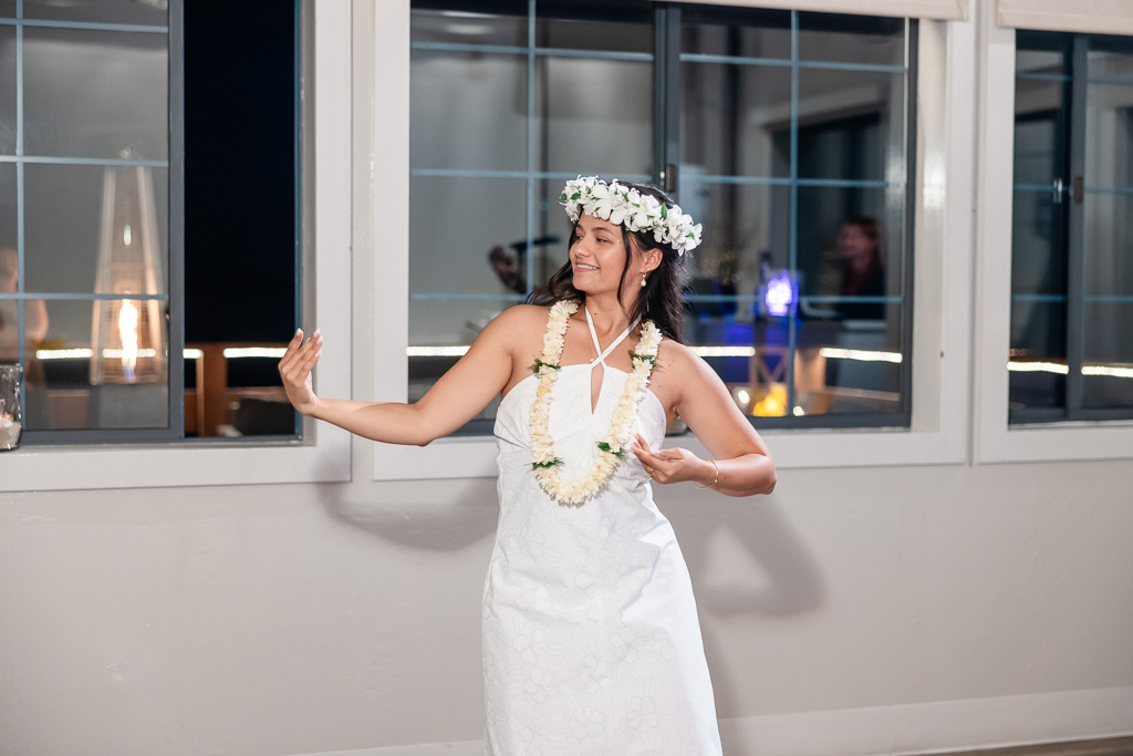 Hawaiian themed wedding