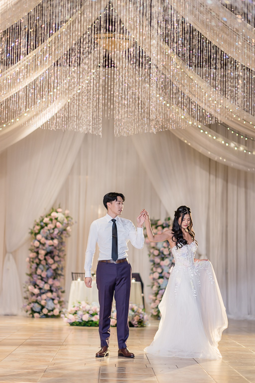 well-practiced first dance