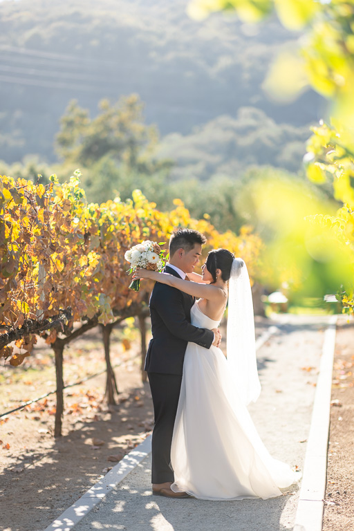 MOHI Ranch vineyard wedding photos in autumn