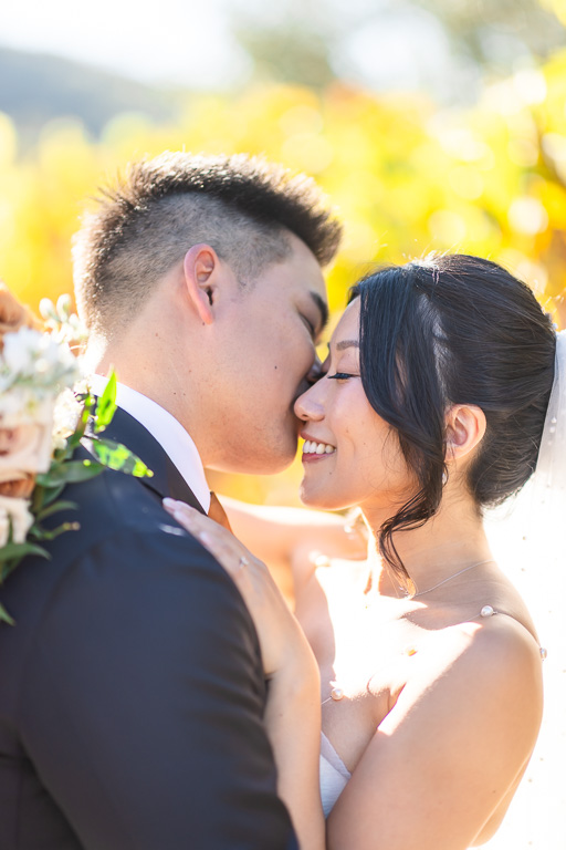 a close-up of a sweet moment