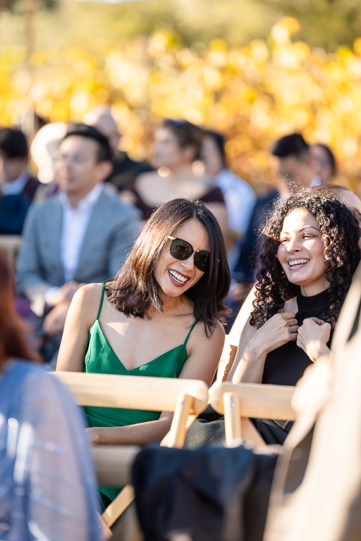 wedding ceremony guests