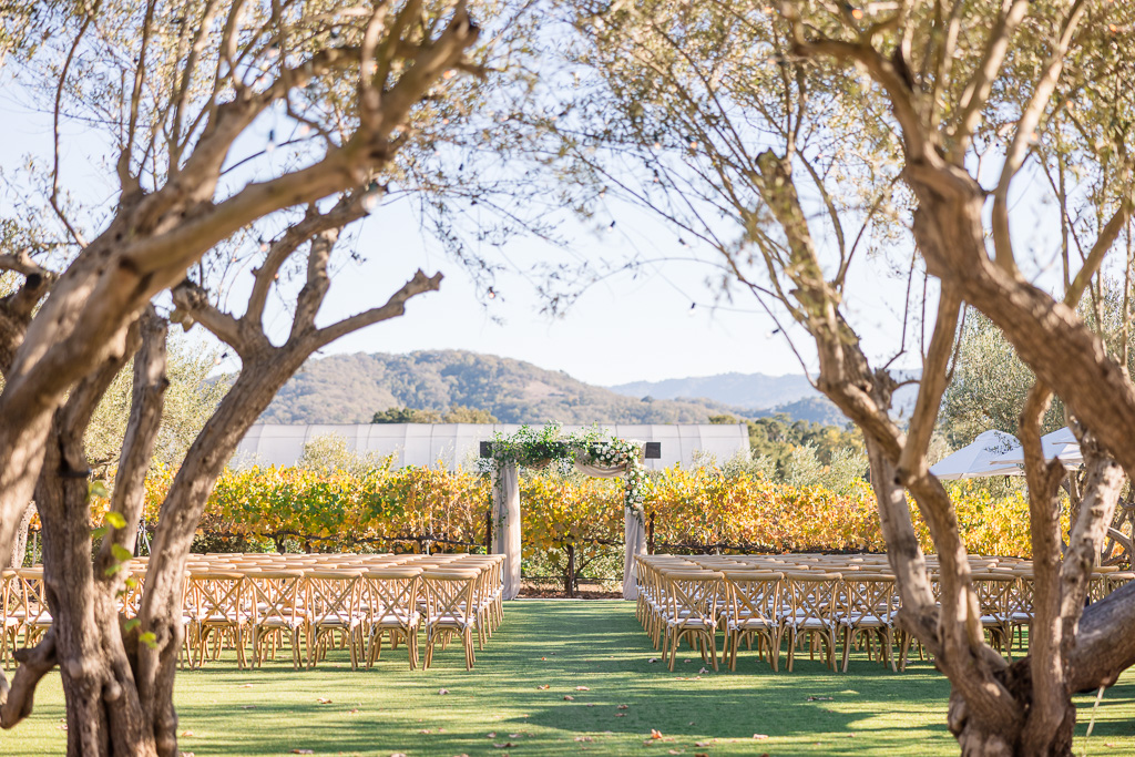 MOHI Ranch ceremony site empty decor