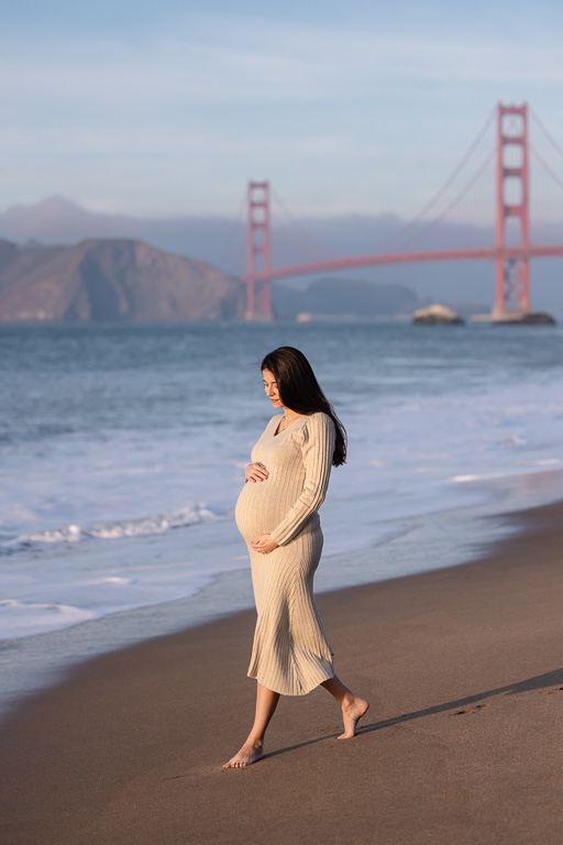 Baker Beach maternity shoot
