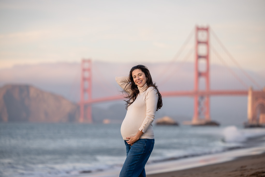 sunset maternity photos