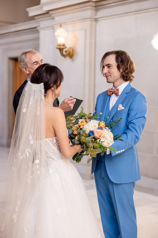 civil ceremony at SF City Hall