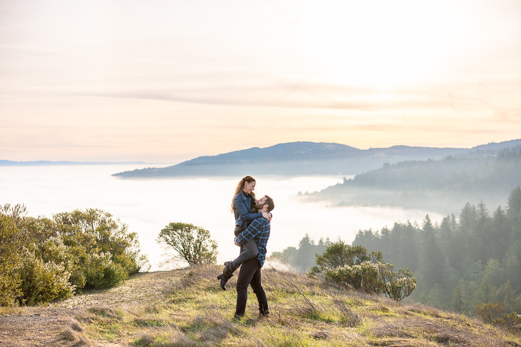 Windy Hill Open Space Preserve engagement shoot