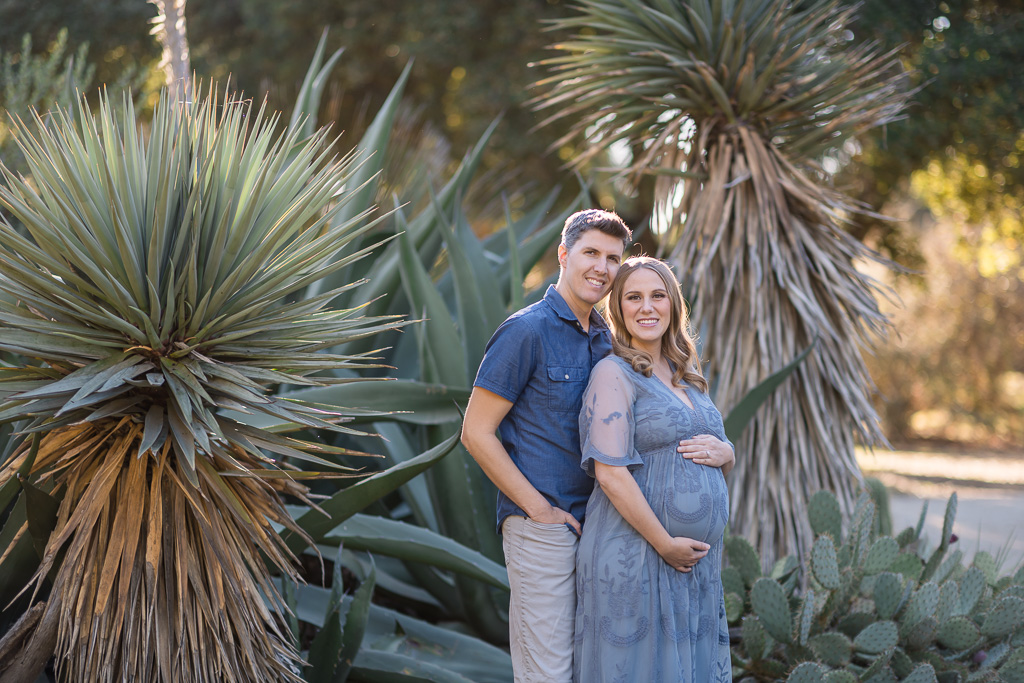 Arizona Cactus Garden maternity photoshoot