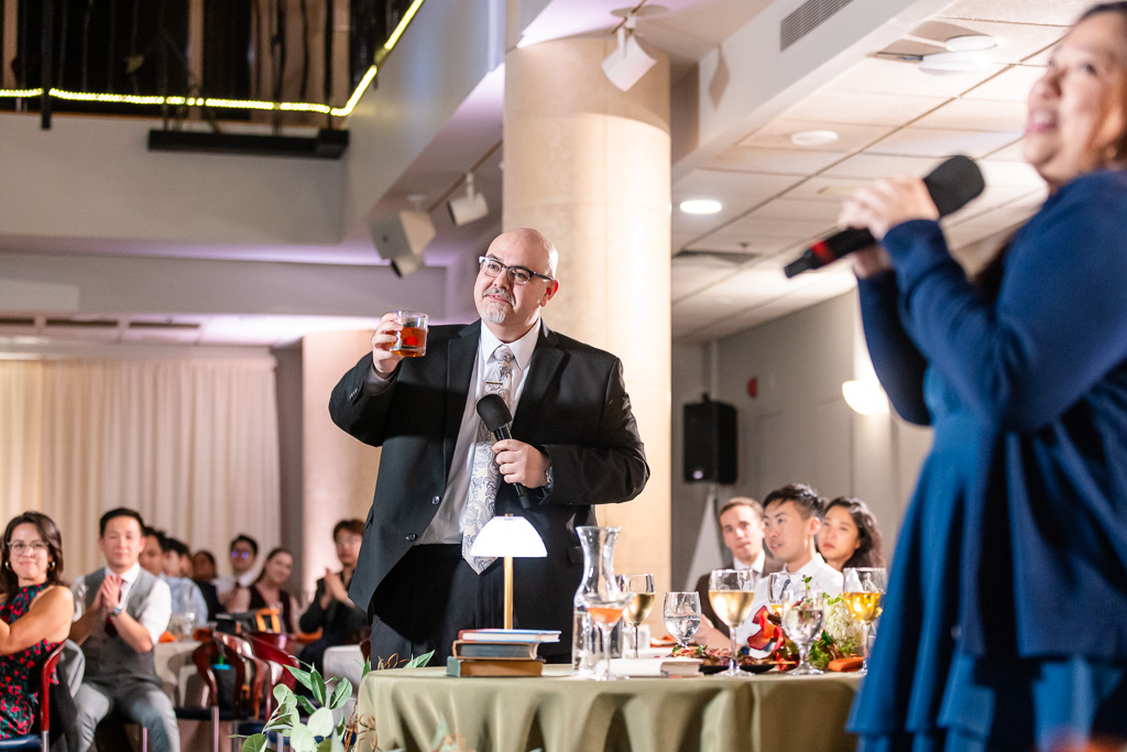 cheers to the newlyweds