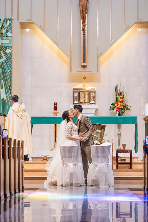 first kiss at Vietnamese Martyrs Church