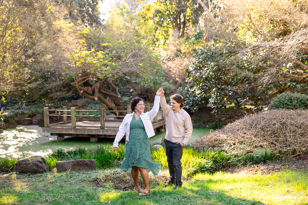 dancing in the sunlight