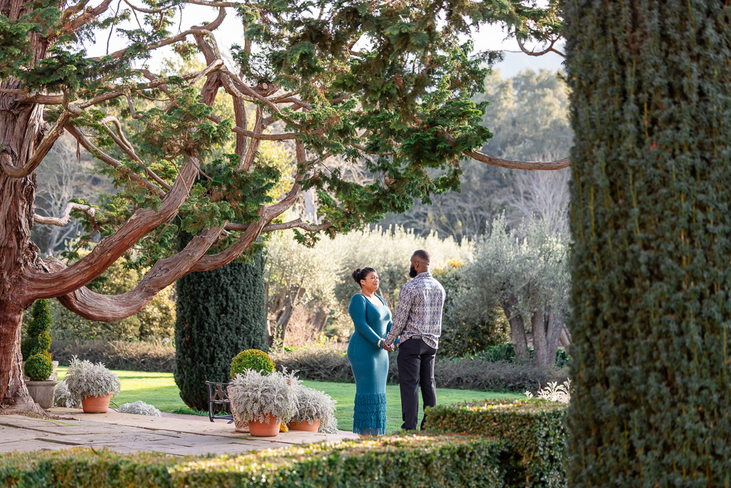 hidden camera taking photos of surprise proposal