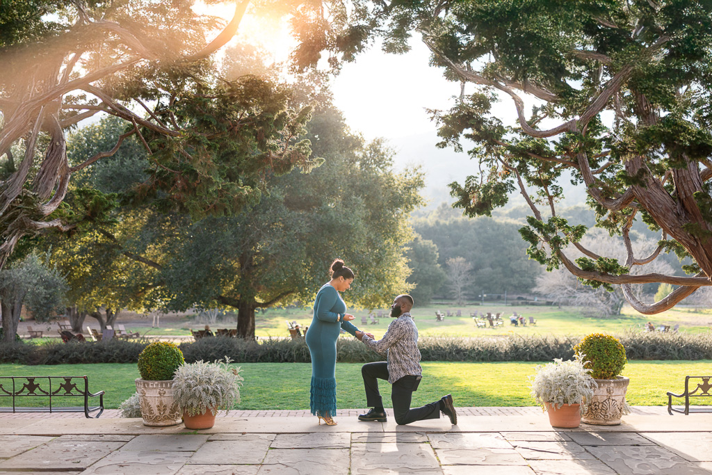 Filoli House surprise proposal