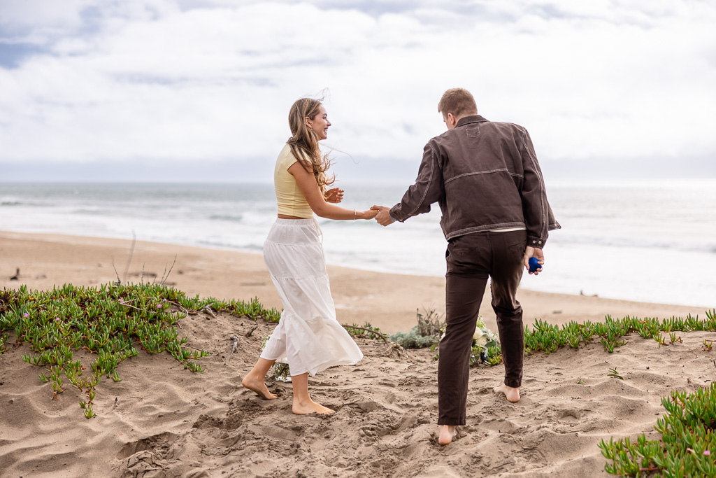 walking to spot for proposal