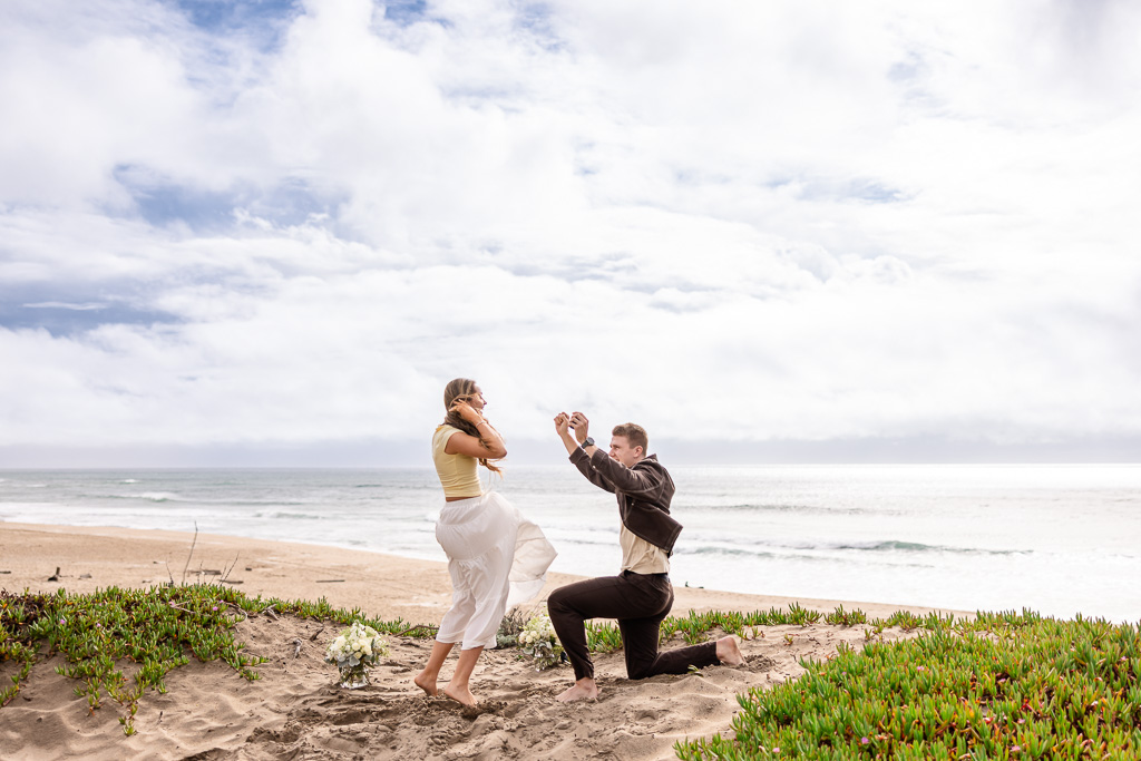a big hooray for her saying yes to proposal