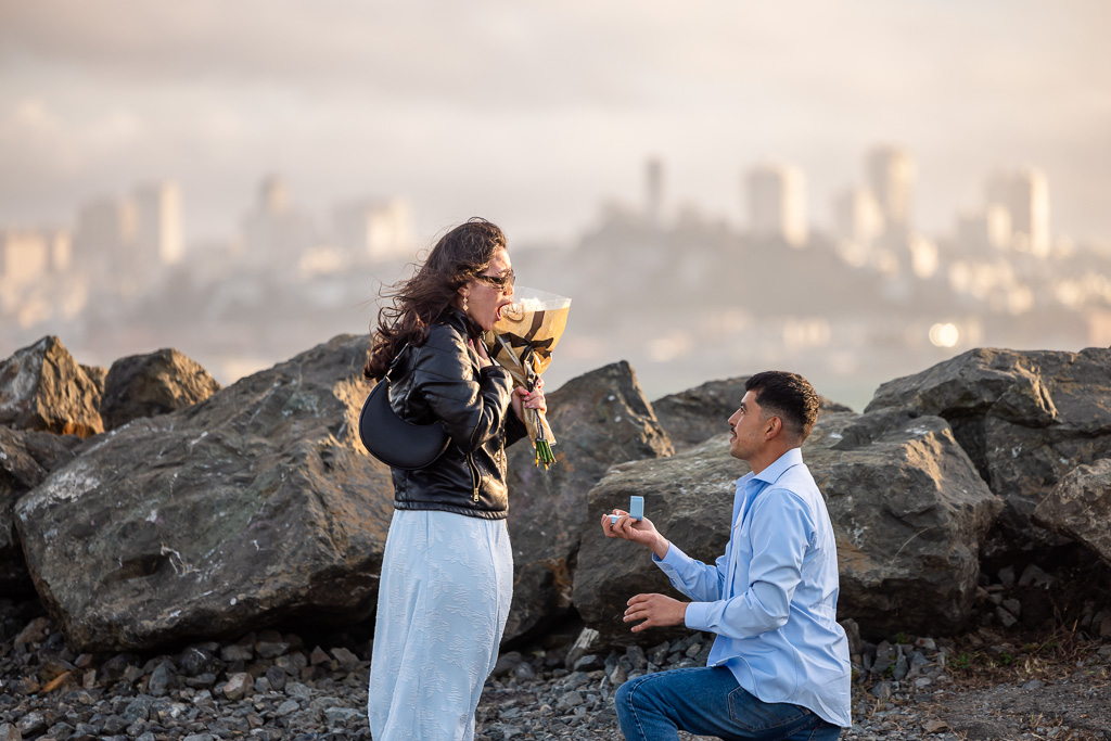 surprise proposal Treasure Island