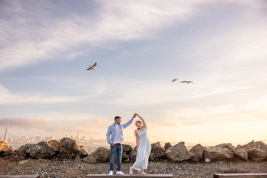 Treasure Island engagement photos