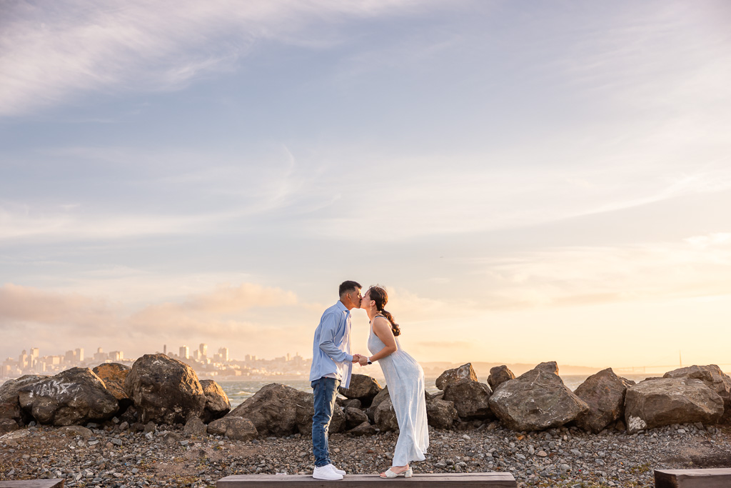 cute couple at Treasure Island