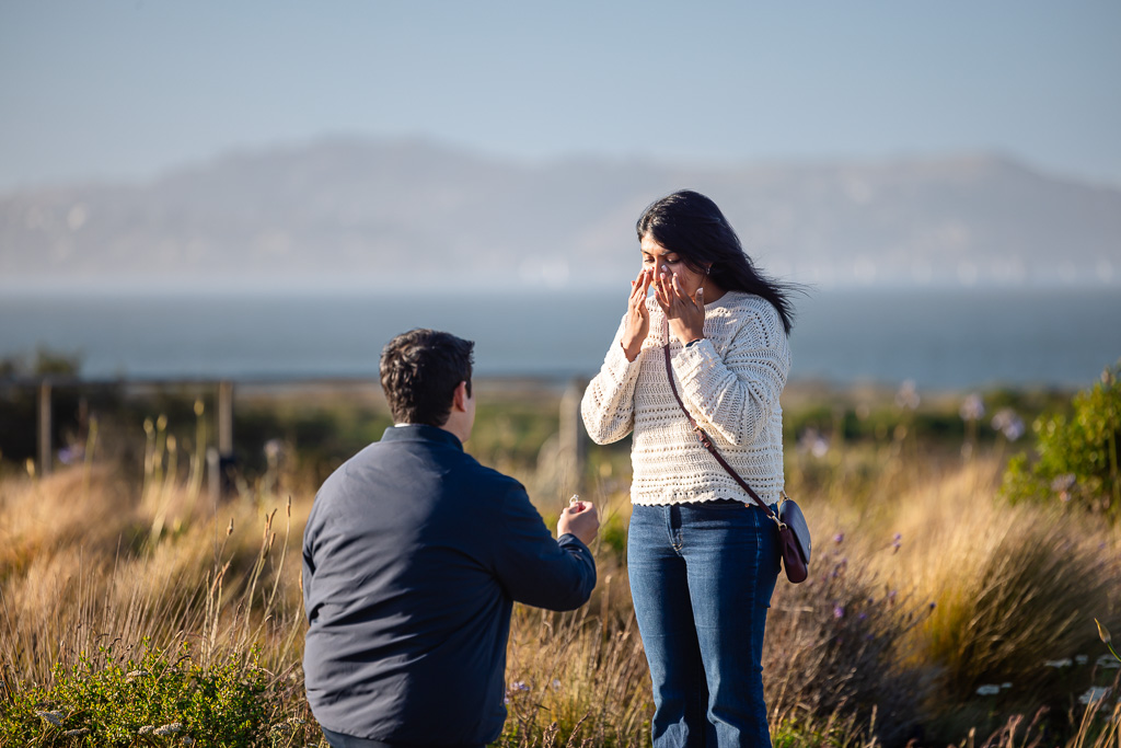 sweet reaction to proposal