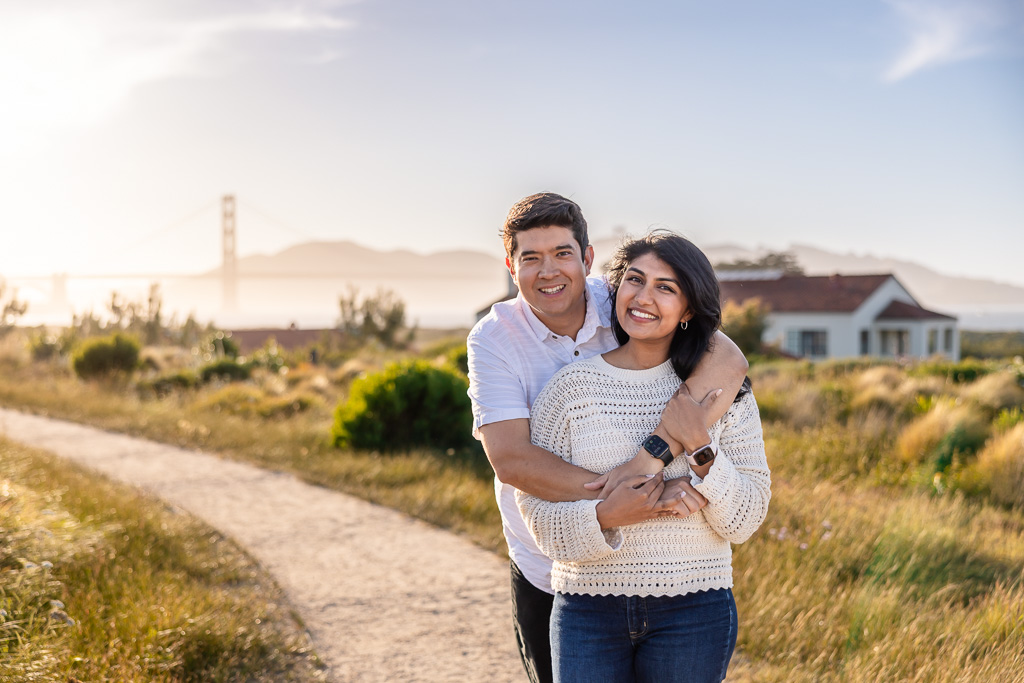 SF Presidio engagement photos