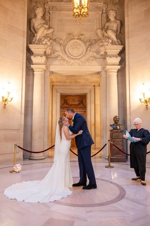 City Hall first kiss