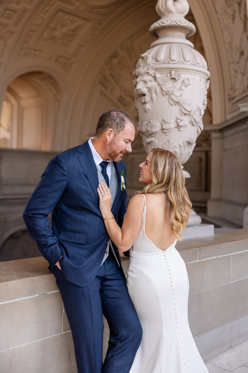 wedding photo at SF City Hall