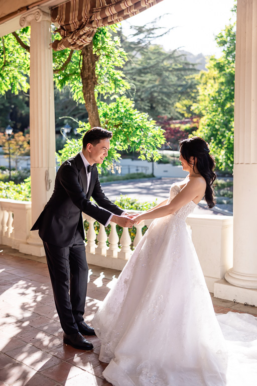 pic of the couple getting married