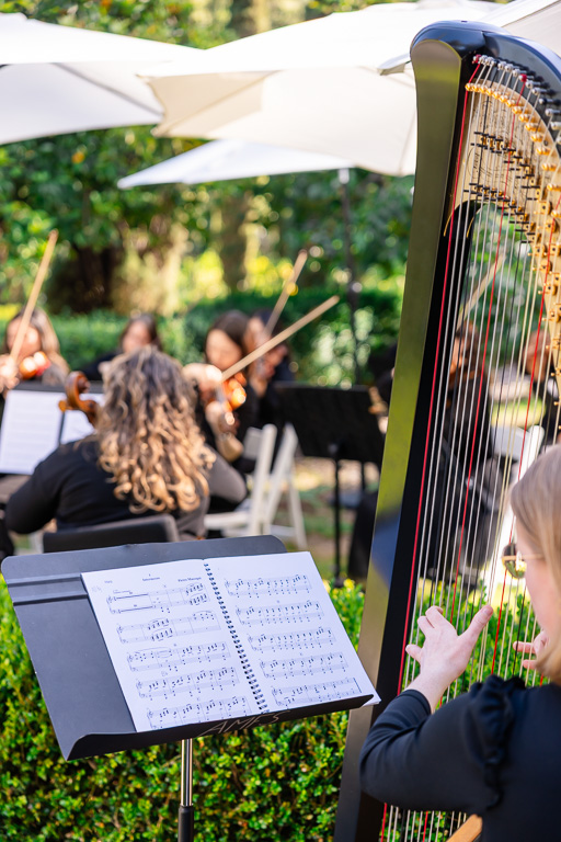 string ensemble playing during ceremony