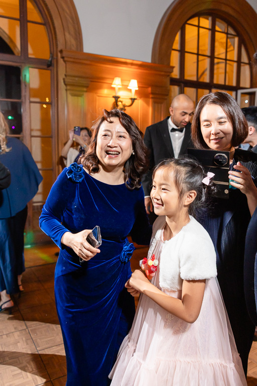 family members enjoying the dance floor