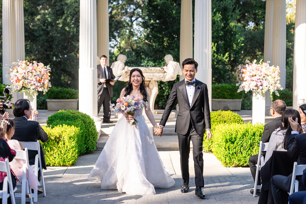 declared husband and wife at Villa Montalvo