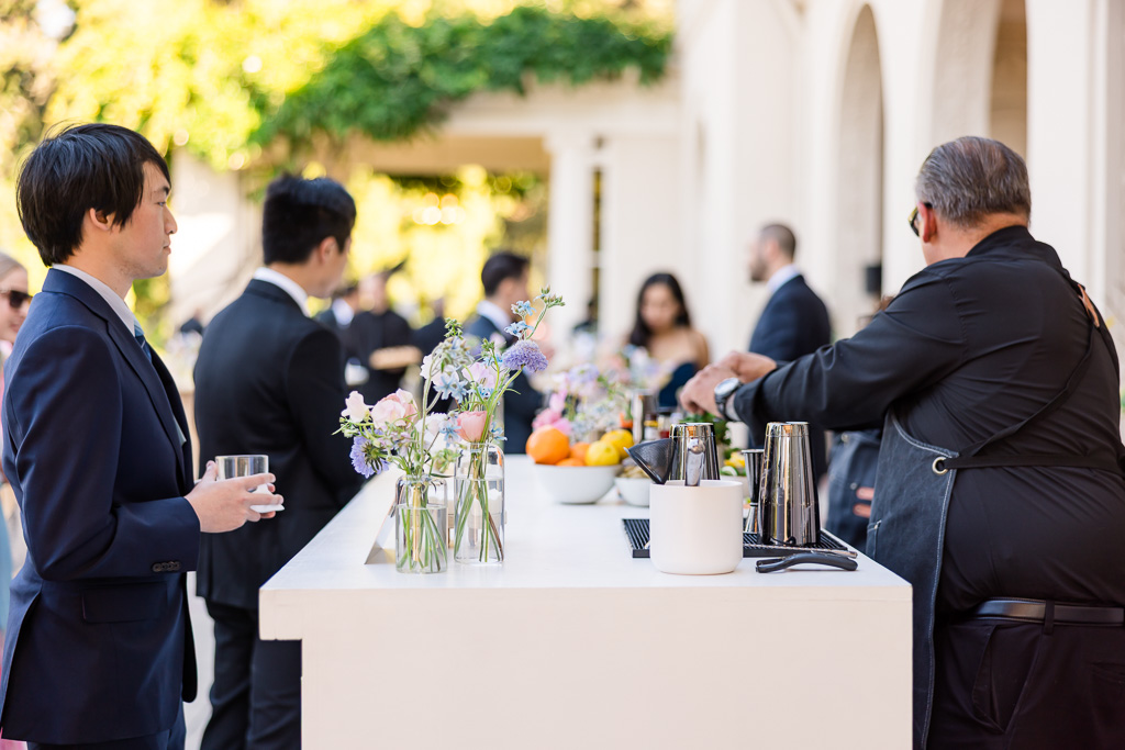 the bar