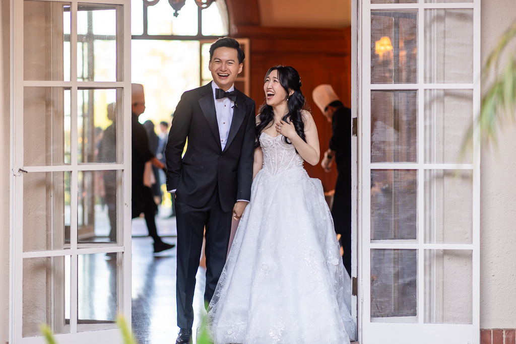 reception reveal for the bride and groom