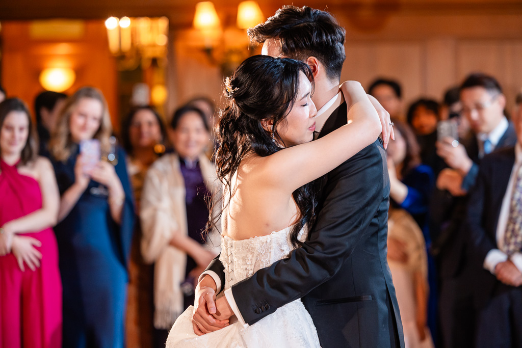 emotional first dance at Villa Montalvo