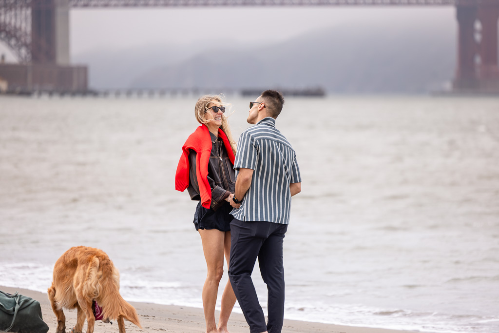 moments before surprise proposal