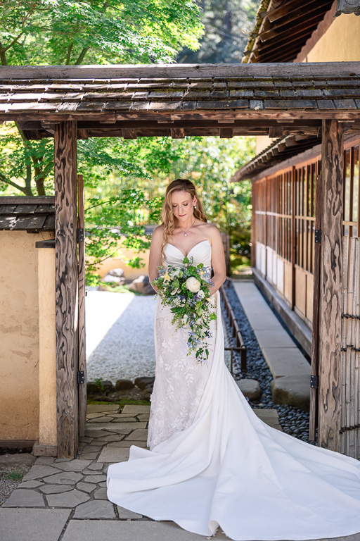 bridal solo at Hakone Gardens