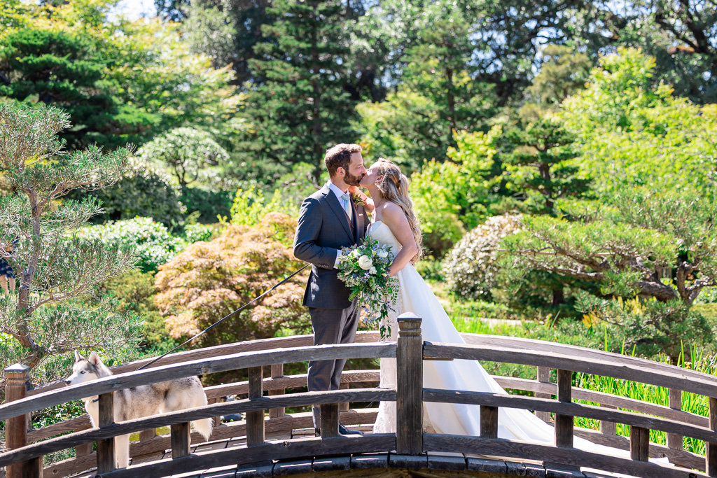 couple sharing a kiss