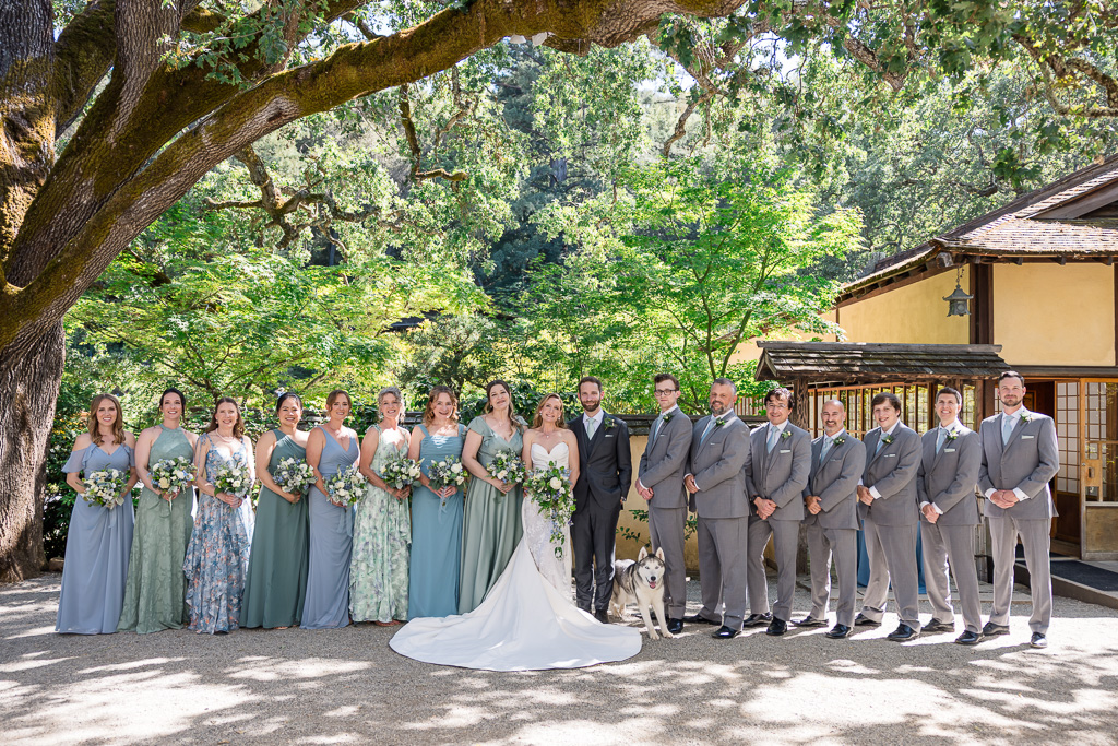bridal party photo