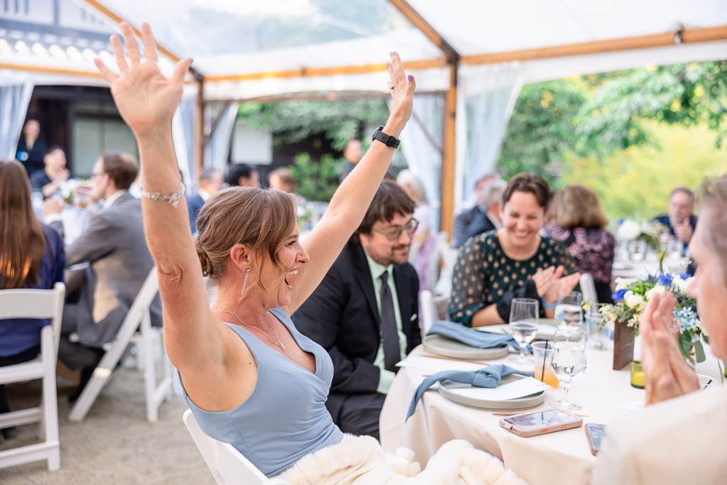 guests enjoying themselves at the reception