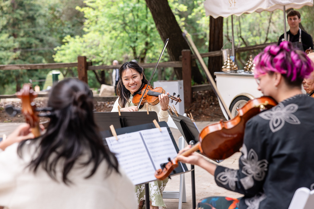 string quartet at wedding