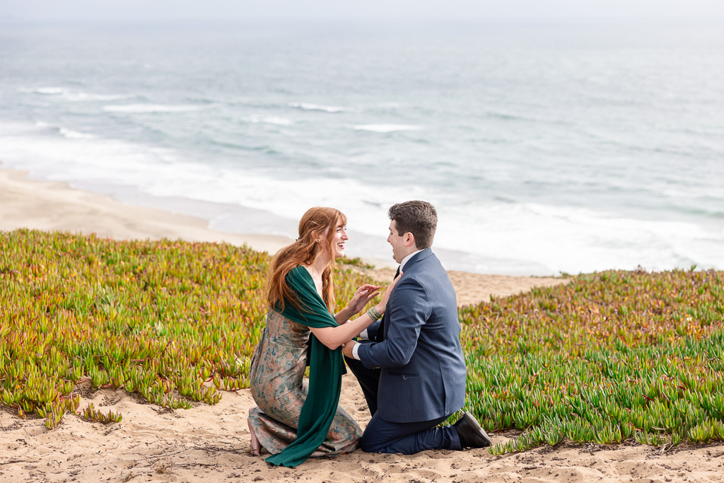 an emotional moment just after marriage proposal