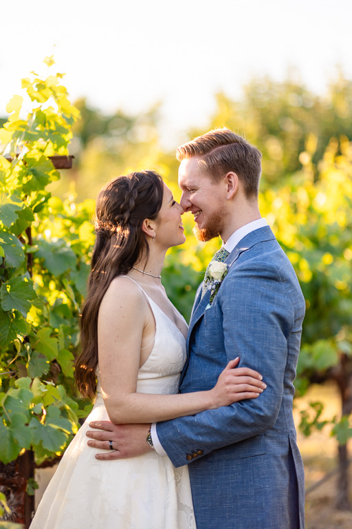 Vine Hill House sunset wedding photos