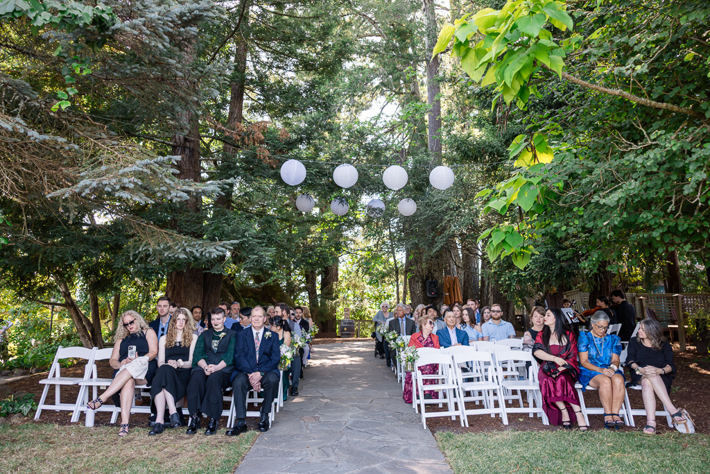 guests seated for ceremony