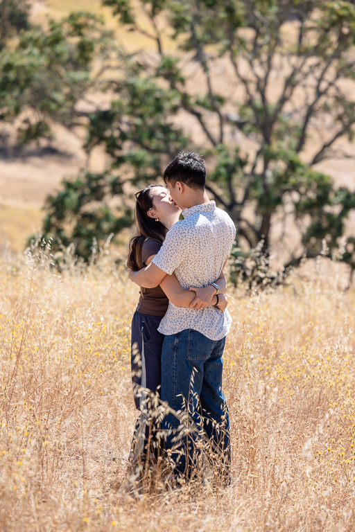 kiss after proposal