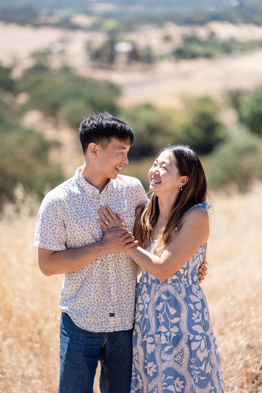 Sonoma Valley Regional Park casual engagement shoot