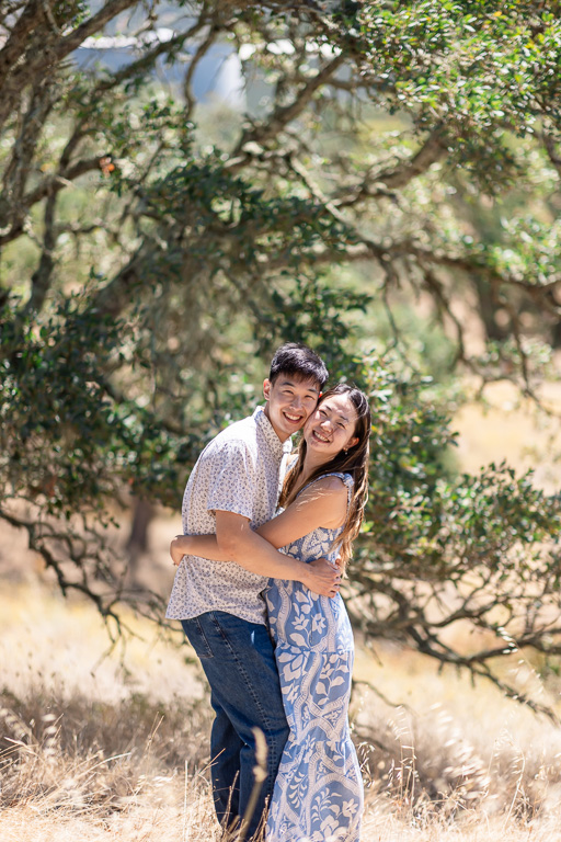 couple photo shoot at Sonoma Valley Regional Park