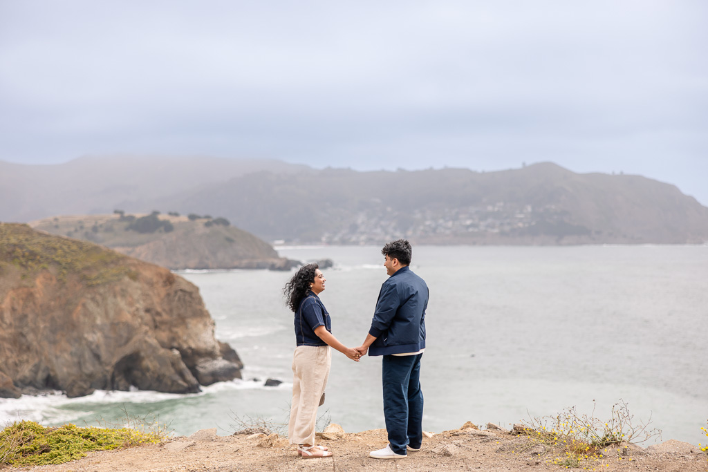 couple standing at the top of Mori Point